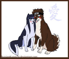 Kiba and Hinata