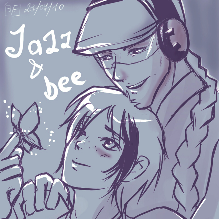 humanized jazz-bee sketch