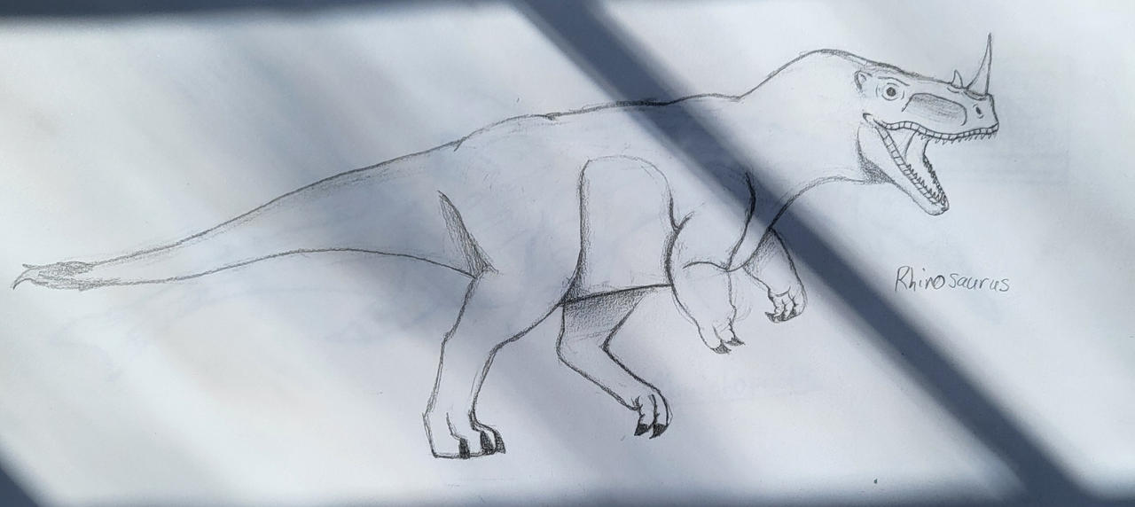 Dinosaur Rinconsaurus Drawing Rhinosaurus by Dinodrawer567 on DeviantArt