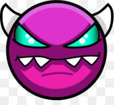 Geometry dash medium demon face by TeeOner on DeviantArt