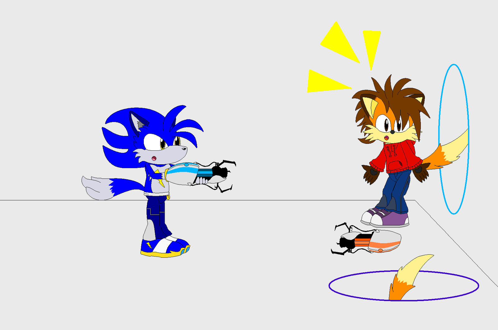 Volt And Lachlan Playing With Portal Guns By Voltgaming20 On Deviantart - deviantart lachlan plays roblox Volt And Lachlan Playing With Portal Guns By Voltgaming20 On Deviantart - lachlan plays roblox