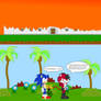 Azrael shows Sonic what happened