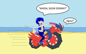 Volt riding Koraidon