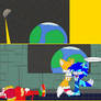 Volt takes down Sonic's friends