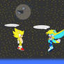 Final battle in space against Volt