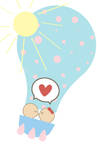Love Air Balloon by juzagirl