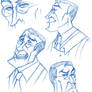 medic faces sketchs