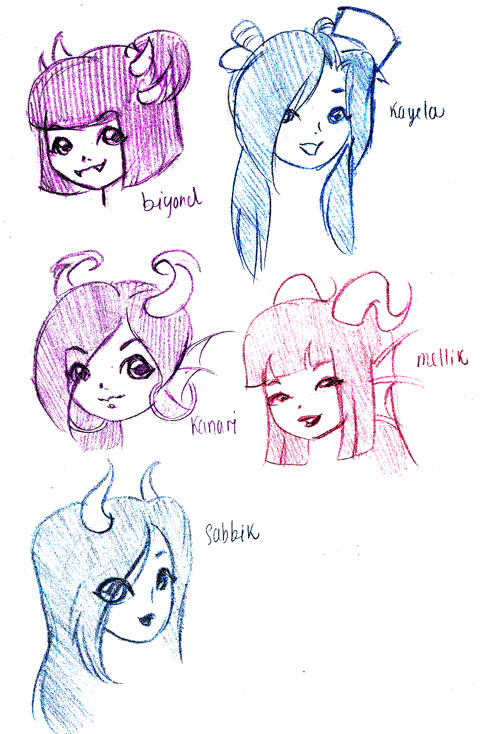 fan trolls doodles