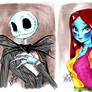 Jack and sally portaint