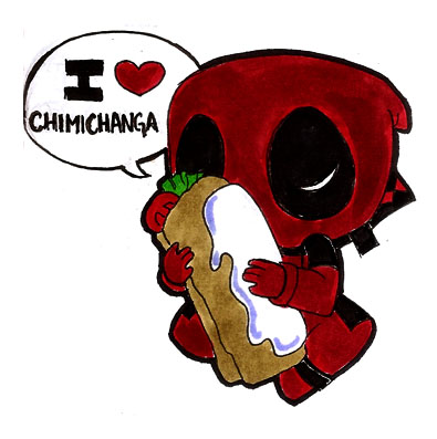 Deadpool Chimichanga by itaiZangetsu on DeviantArt