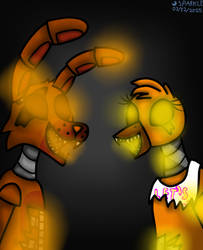 FNAF 4 - Jack-o-Chica and Jack-o-Bonnie