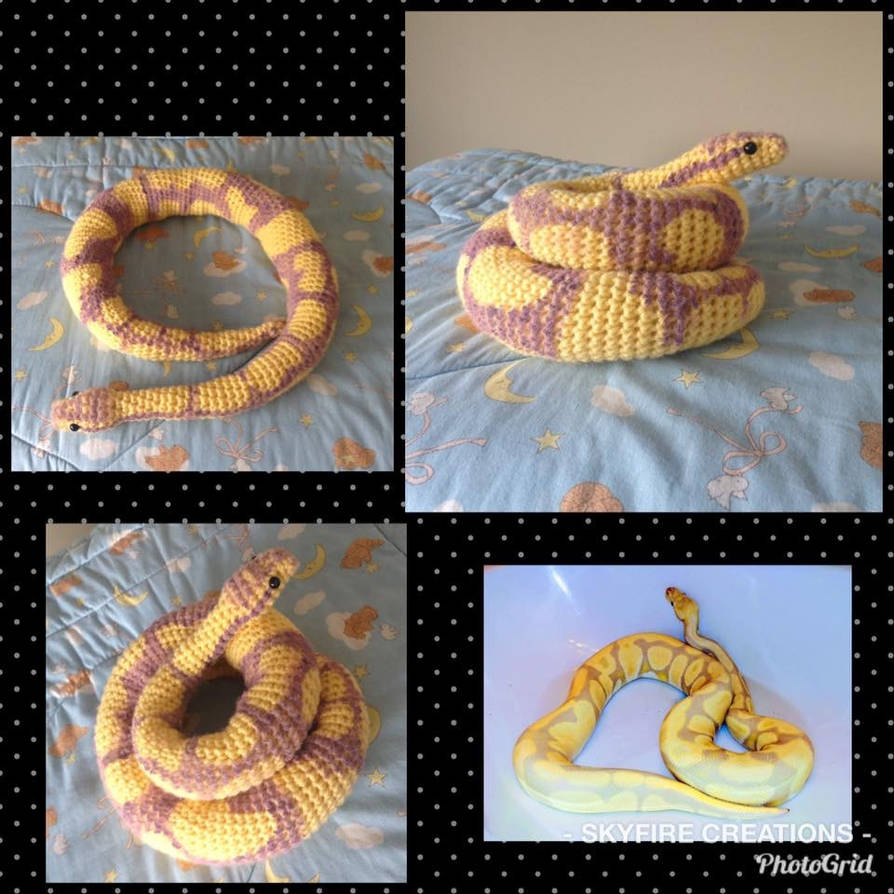 Toffino ball python plush by Astridskyfire on DeviantArt