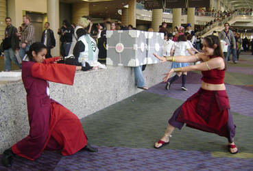 Mai vs. Katara cosplay Part 2