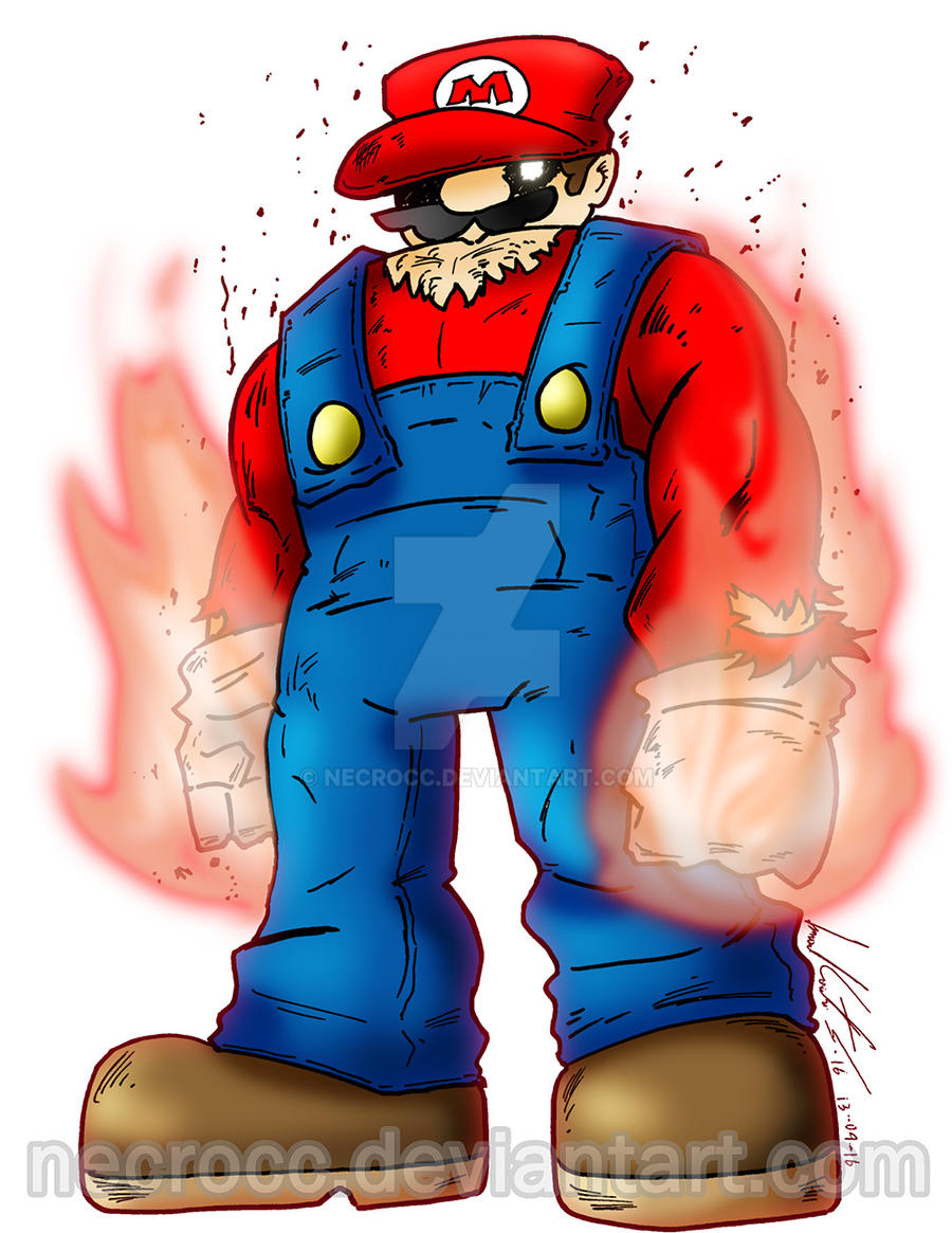 Mario Hyper Form Poster: Hyper Super Mario by NecroCC on DeviantArt