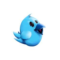 Twitter bird mascot