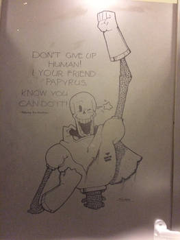 Papyrus the skeleton