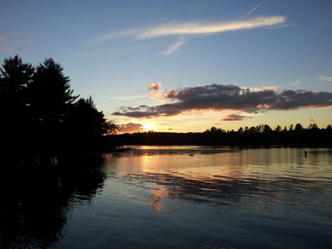 Sunset on Bear Lake