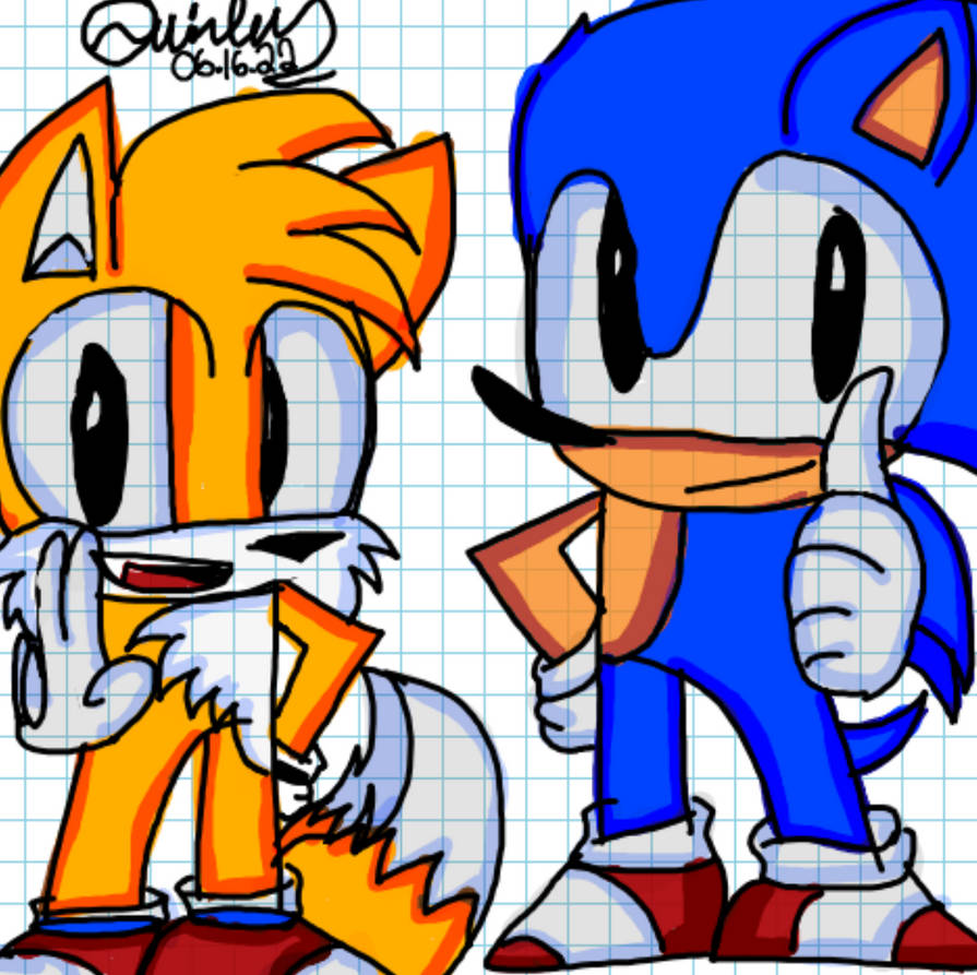 Classic Sonic And Classic Tails by BladeTheHedgeFoxOFC on DeviantArt