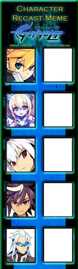 Azure Striker Gunvolt Recast Meme