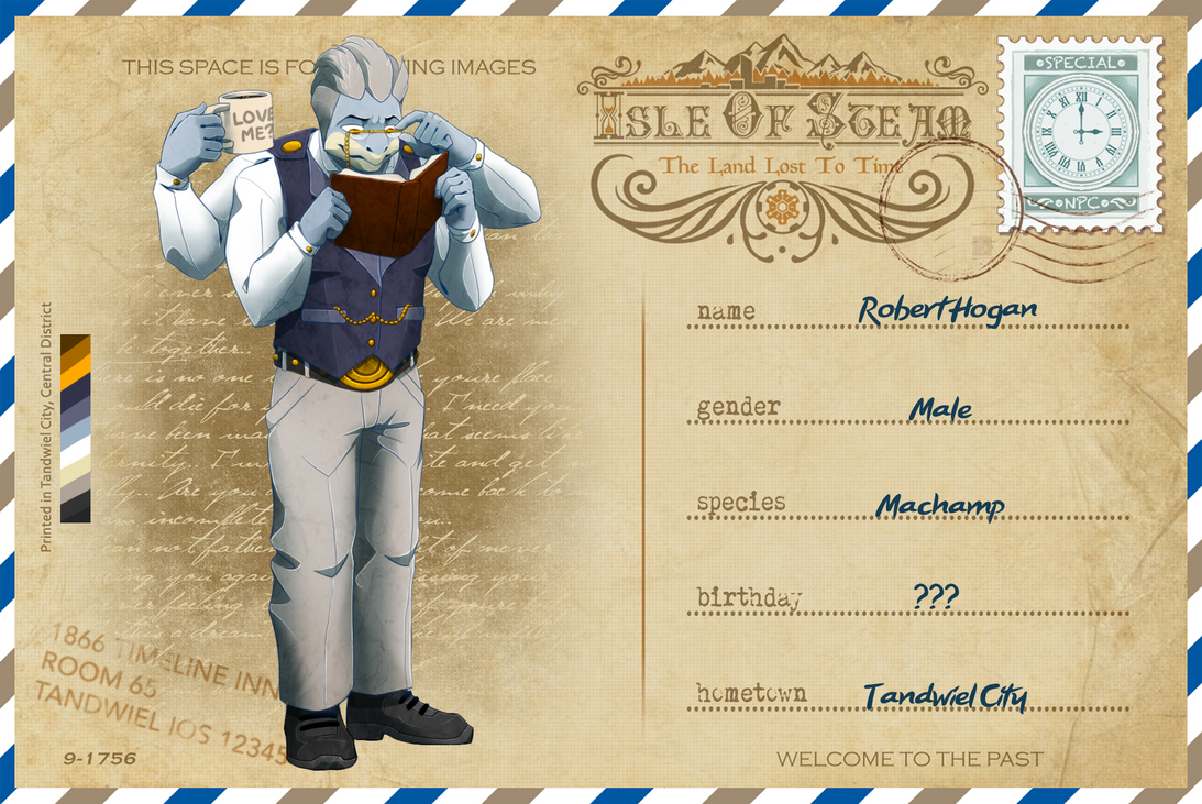 Robert the Librarian by IsleOfSteamMod on DeviantArt