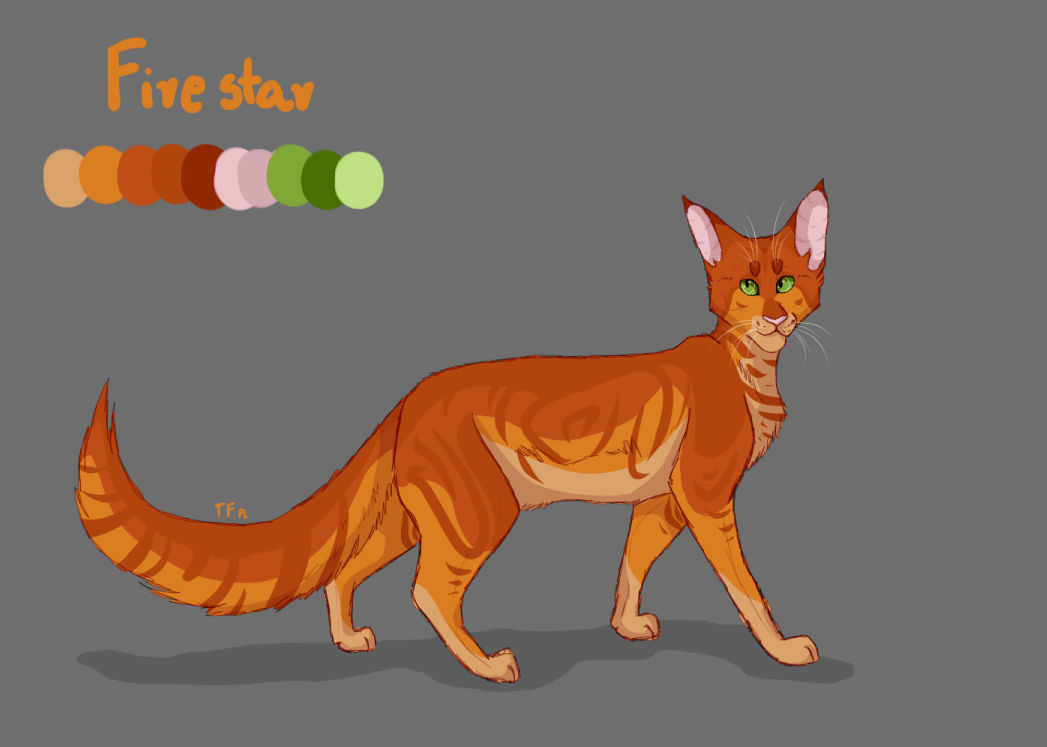 Spring Firestar Firestar design by TigerFeatherPL on DeviantArt