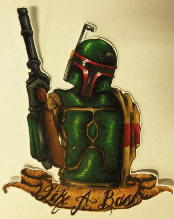 Boba Fett sticker