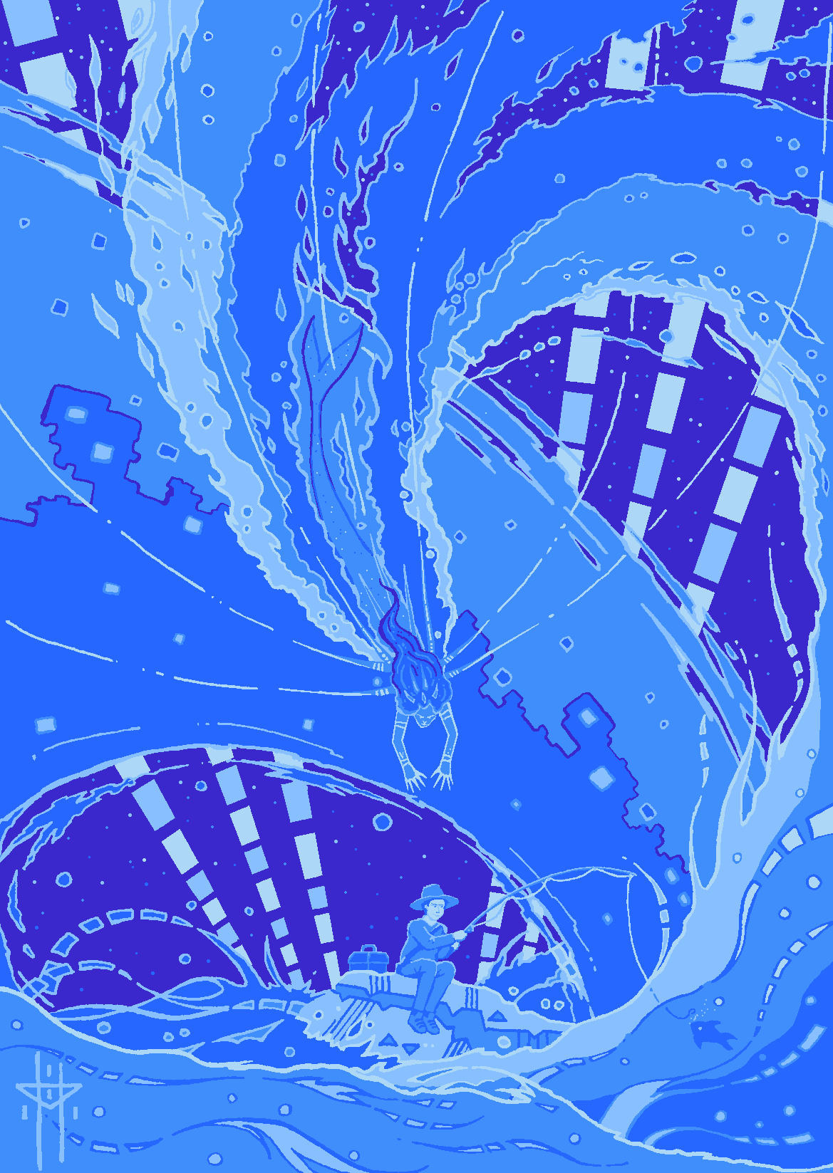 Fishman and Tsu-nami by MDLWN on DeviantArt