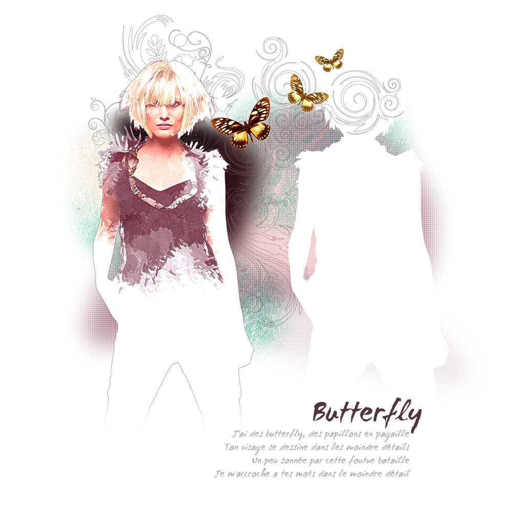 Butterfly 3 times