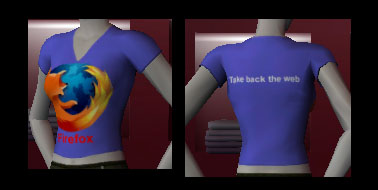 The Sims 2 - Firefox Shirt