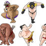 Sumo Wrestler Designs