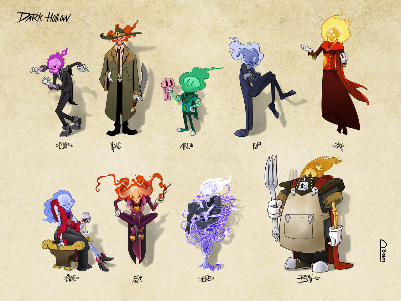 Dark Hollow Characters