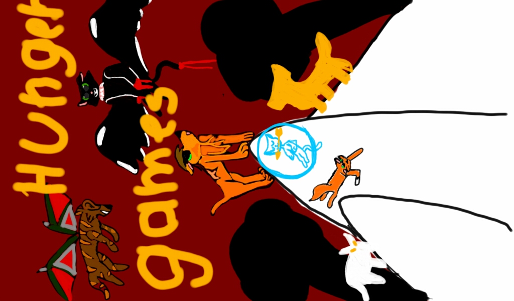 Warrior Cats Hunger Games (cover) by pizzachu101 on DeviantArt