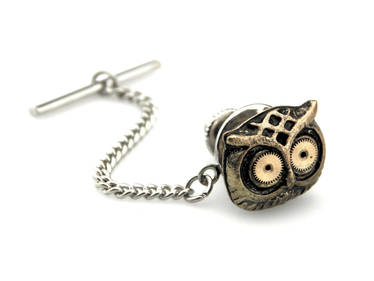 Watch Parts Edwardian Tie tack - Bird Lapel Pin