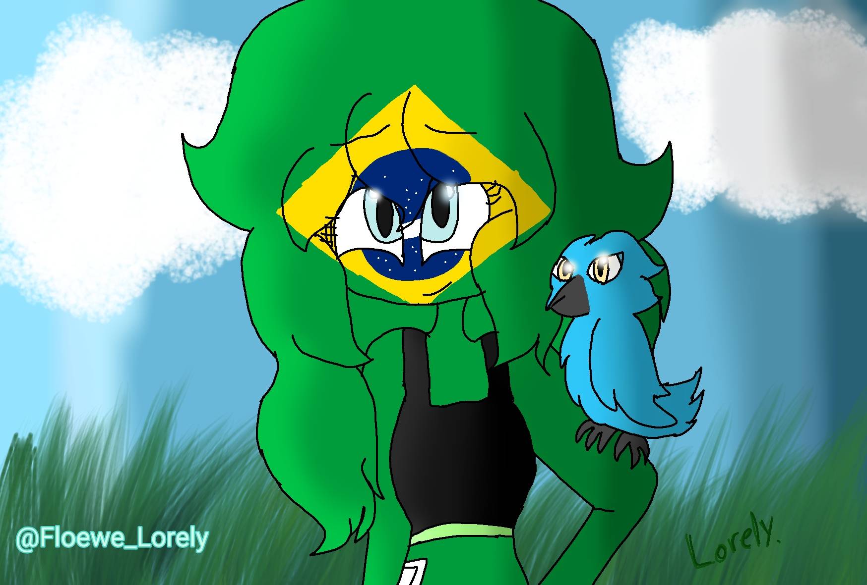 countryhumans Brasil by floewechocolatemex on DeviantArt