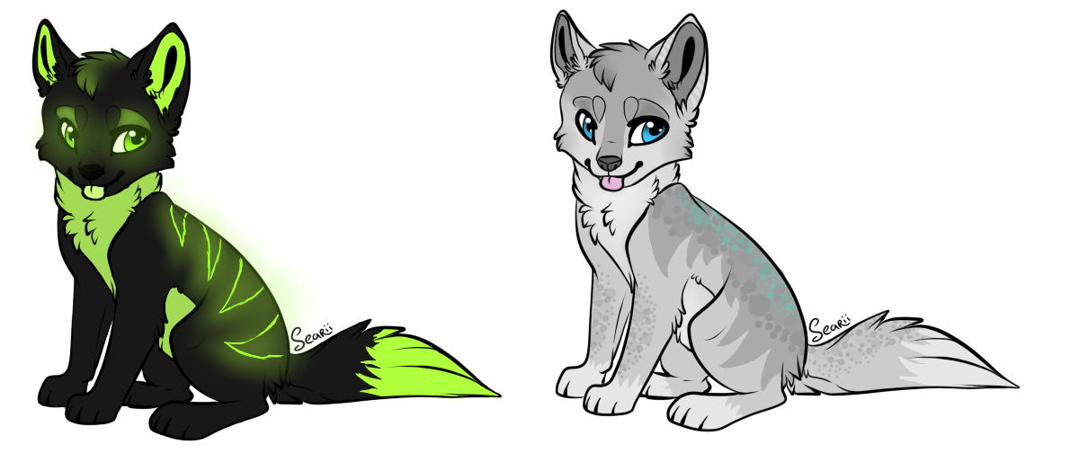 Little wolves adoptables