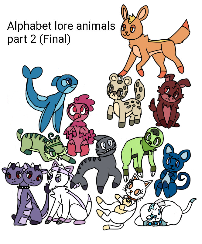 Alphabet Lore Letters by kendallannnguyen on DeviantArt