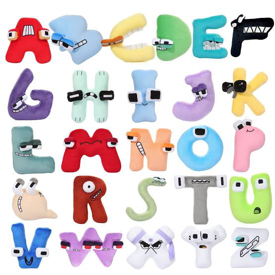  VERNILLA Alphabet Lore Plush Toy Alphabet Lore Plushies Alphabet  Lore Stuffed Figure Dolls Funny Plush Toy for Fans Gift (A) : Toys & Games