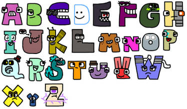 Unifon Alphabet Lore in My Style by Alessiacafona on DeviantArt