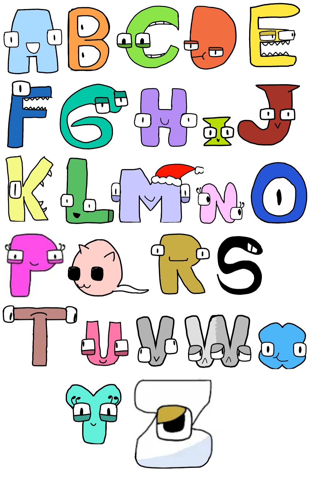 F  Brazilian alphabet lore 