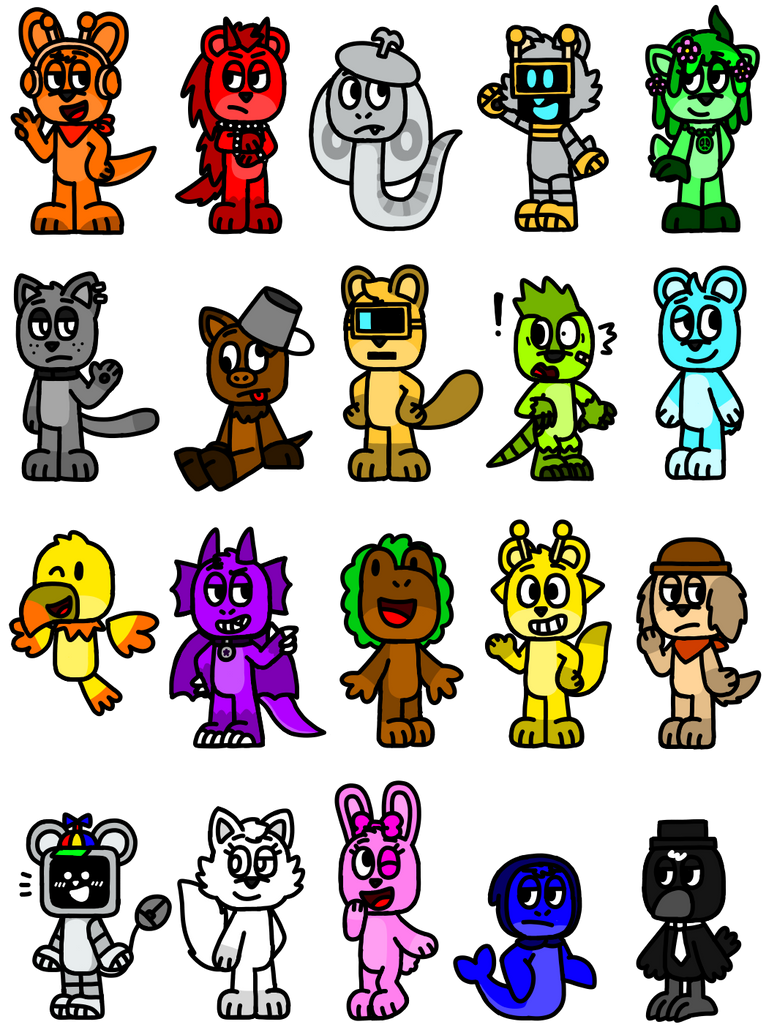 Incredibox Sprunki as Animals by Alessiacafona on DeviantArt