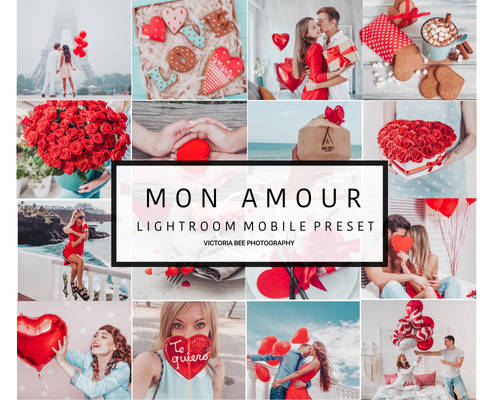 Mobile Lightroom Preset MON AMOUR