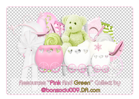 [RESOURCES] - PINK / GREEN Collect by @bonsociu009