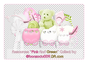 [RESOURCES] - PINK / GREEN Collect by @bonsociu009