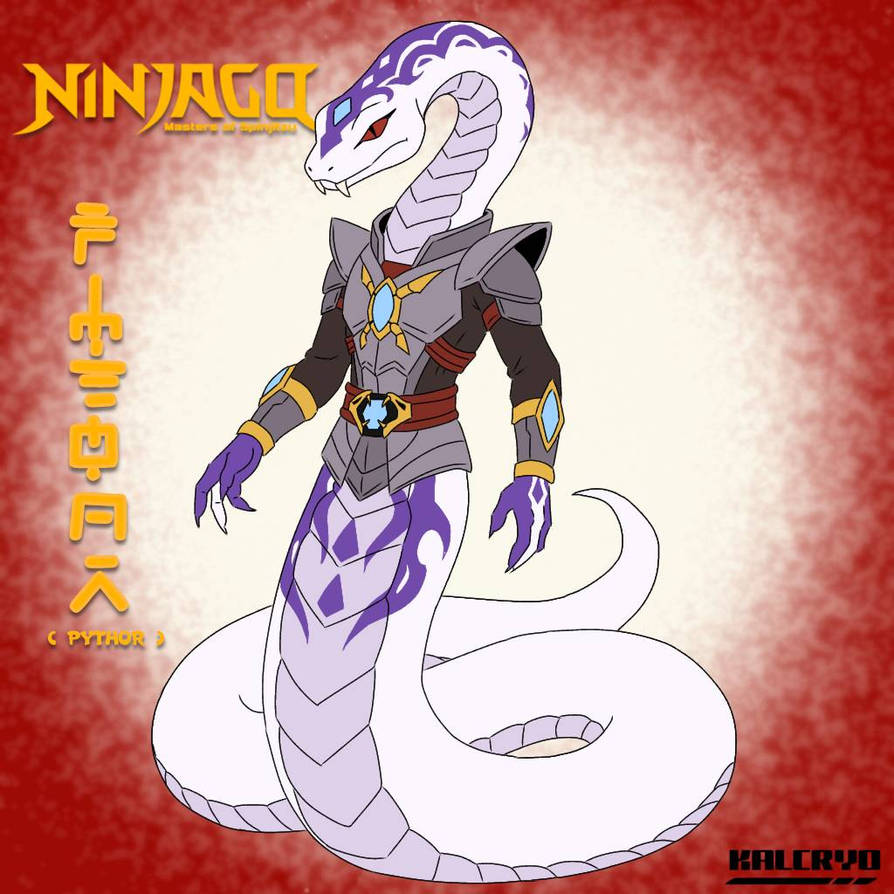 Ninjago anime, pythor by KalCryo on DeviantArt
