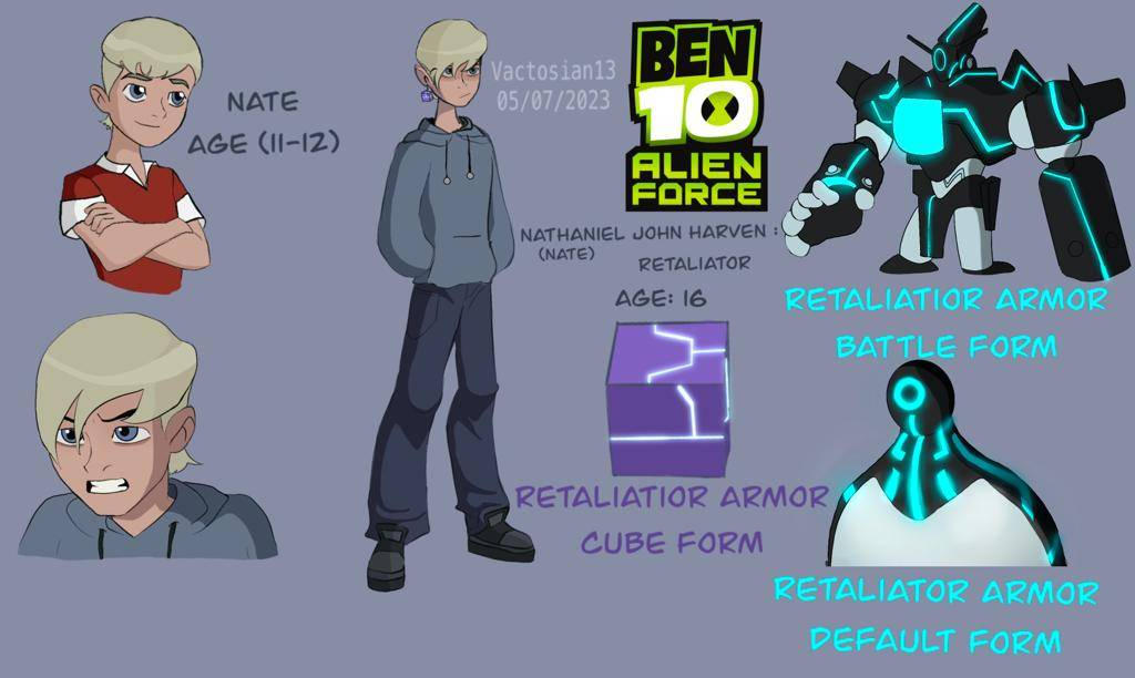 Ben 10 OC: Nathaniel Harven, The Retaliator by Vactosian13 on DeviantArt