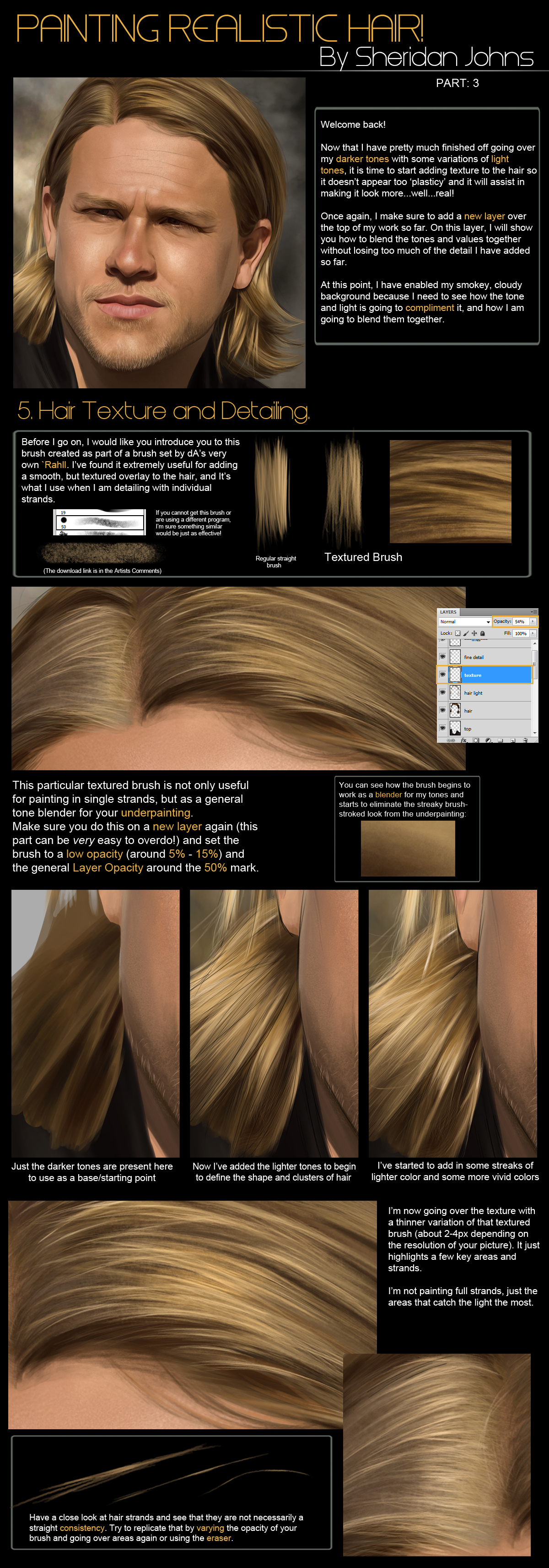 Painting Hair -Part 3: Texture