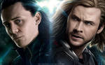 LOKI-THOR Wallpaper by Sheridan-J