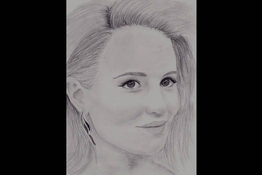 Drawing of Dianna Agron (Glee)