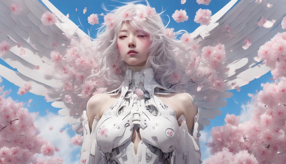 High Byte Angel An angel offering a rose. by AoiShift on DeviantArt