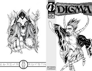 DIGMA Front and Back Cover